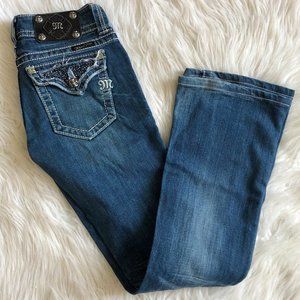 Miss Me | Signature Distressed Bootcut Jeans 25